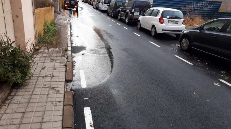 Imagen del vertido de aguas residuales (Foto TA)